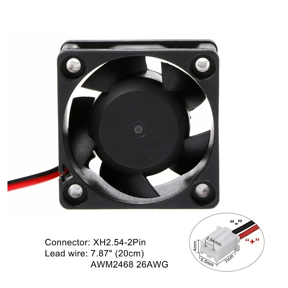 4020 Cooling Fan 40x40x20mm Cooler DC 12V 24V 2Pin Plug Fan for Computer Case Radiator and 3D Printer