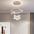 Modern LED Indoor Pendant Light with 3 Lights, Adjustable Color Temperature, 3-Color Temperature Lighting Fixture