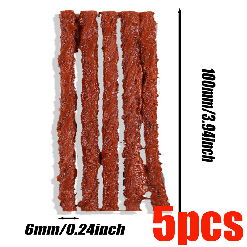 Universal Easy-Use Emergency Tire Repair Strips for Car/Motorcycle/Bicycle (5/10/20/30/40-Piece Pack)