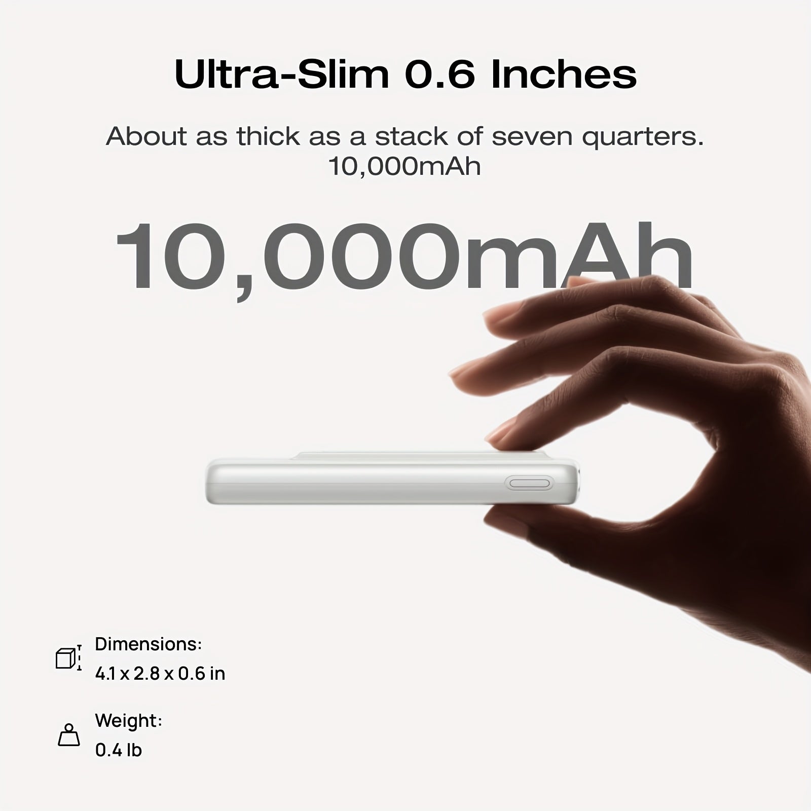 ECOFLOW Qi1 RAPID Mag 10000Mah Portable Charger with 7.5W Magnetic Charging