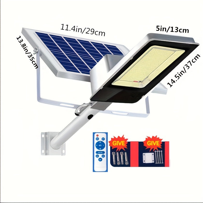Solar Light, Porch and Courtyard Light, Garden Lighting Light, Solar Street Light, Outdoor Waterproof, High-End Outdoor LED Road Light, Wall Mount, Exterior Wall Light, Can Be Mounted on Lamp Post, Doorway, Walkway, Photovoltaic Lighting Light