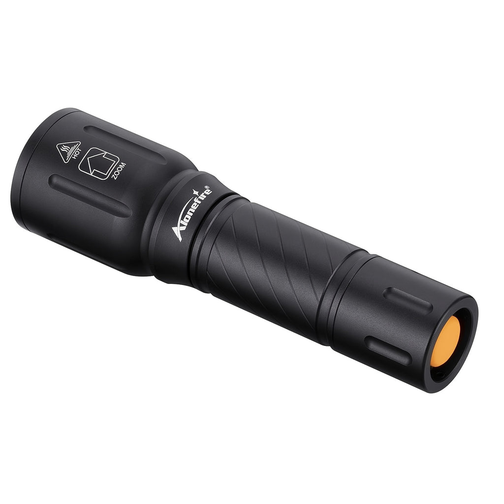 Alonefire X97 4-in-1 RGB LED Multi-Color Flashlight White/Blue/Green/Red Light Zoom Flashlight High Power Outdoor Hunting Photography Selfie Fill Light Portable Fishing Hiking Camping Light