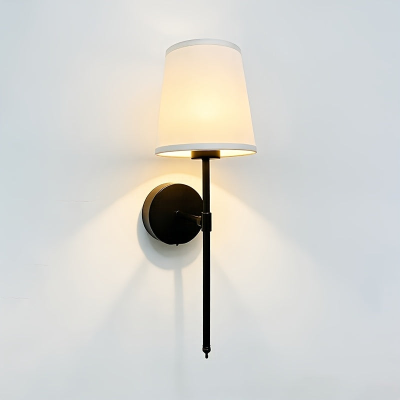 Battery Operated Wall Light, Black Rechargeable Wall Light with Dimmable Removable Bulb and Remote Control, Wireless Wall Light Suitable for Bedroom, Living Room, Hallway Home Decor, Suitable for Bedroom, Living Room, Home