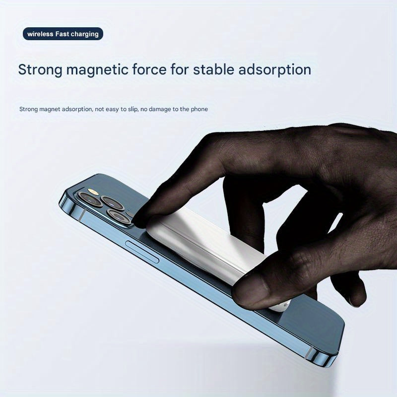 5 Colour, Ultra-Thin Magnetic Power Bank, 10000mAh Battery Pack, 22.5 PD Fast Charging, 15W Wireless Charging, Magnetic Battery Pack for 17/16/15/14/13/12/Pro/Mini/Pro Max And Wired Charging for Android Phones