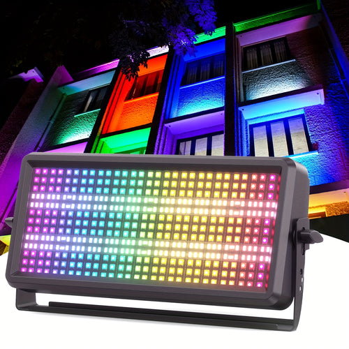180W LED RGB Stage Light Bar Wall Washer Light Supports 4/11/165 Channel DMX Control RDM Function with Strobe Color Changing Flood Light Bar Suitable for Parties Discos Clubs Churches Birthdays Weddings