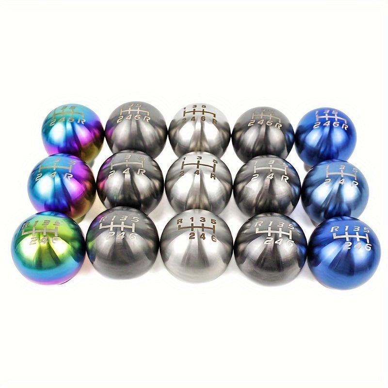 Universal Shift Knob, 5/6 Speed Design, Stainless Steel Material, Ideal Choice for Racing and JDM Enthusiasts, High Quality Knob