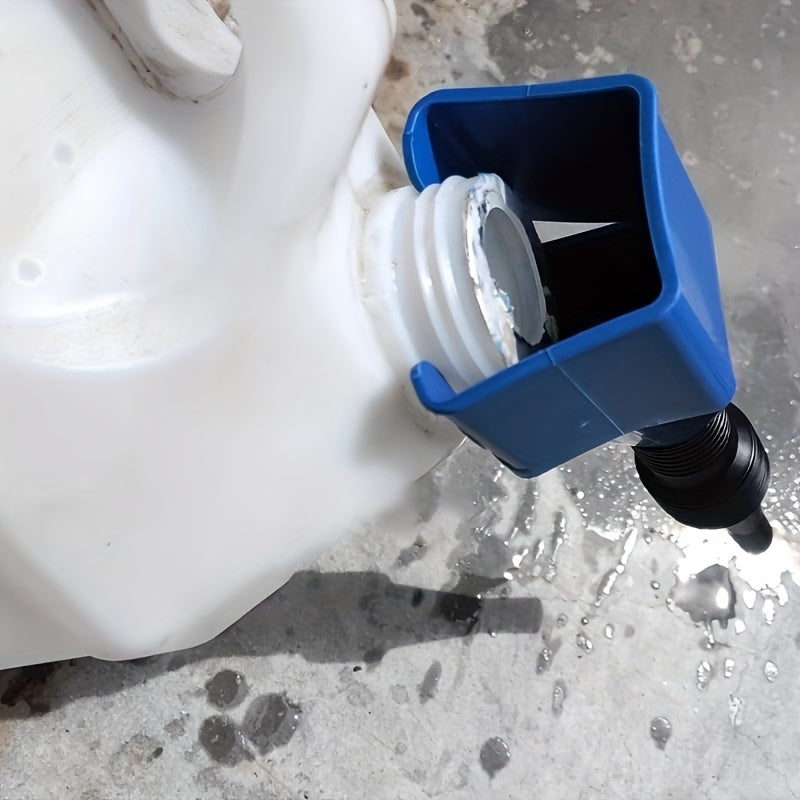 Portable Foldable & Extendable Oil Funnel with Quick Connect Nozzle – Durable ABS Material, Hands-Free Pouring for Cars, Trucks, Motorcycles – Cross-Border Compatible, Auto Oil Change Accessory, Square Mouth Design, Sturdy Construction