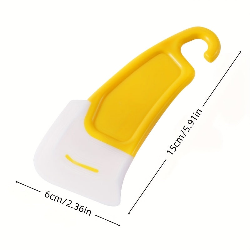 1/3/5Pcs Multifunctional Silicone Cleaning Scraper, Soft Kitchen Silicone Scraper, Flexible Head Cleaner for Removing Oil Stains and Water Marks on Pots, Pans and Stovetops