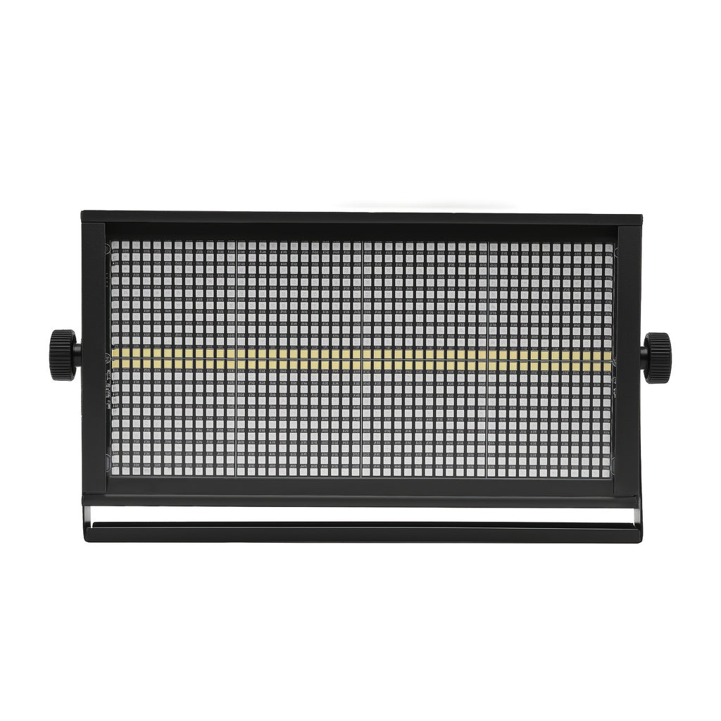 Professional LED stage lighting - 8-channel DMX512 strobe, chase light, with 8-level speed and color-changing effects, 960 pieces 5050 LED beads, 200W, universal voltage 110-240V, suitable for DJs, theaters, concerts