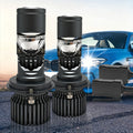 2PCS LED Car Headlights, Compatible - H4/9003/HB2 - 59800LM, 350W High/Low Beam, 6500K Cool White Light, 600% Brightness Increase, Plug-and-Play, Built-in & External Driver, Ultra-High Cooling Fan