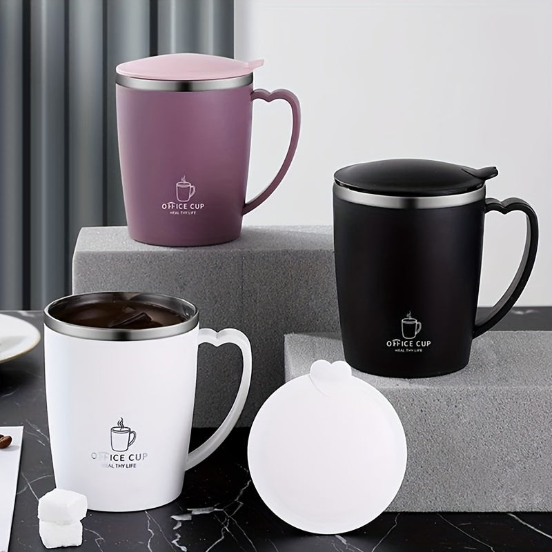 304 Stainless Steel Double Wall Insulated Water Mug, Colorful Double Layer Coffee Cup