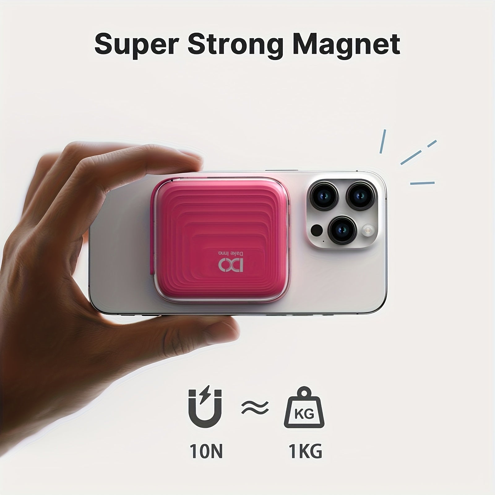 Ultra-Slim Pocket-Sized Magnetic Power Bank, 5000mAh Wireless Charger with 22.5W PD Fast Charging, Mag-Safe Compatible for iPhone 17/16/15/14/13/12 Series, Multi-Color Available