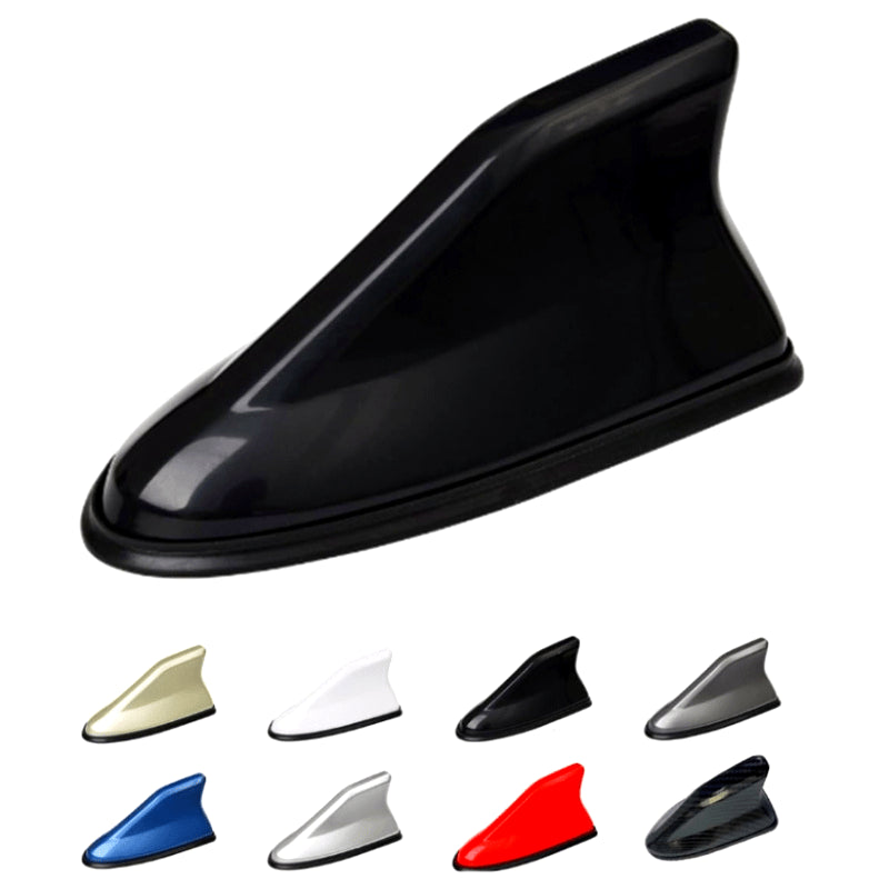 1pc Universal Shark Fin Car Antenna – with ABS Top Cover, Easy to Install, Radio Signal Antenna for Improving Vehicle Communication, Decorative Auto Accessory