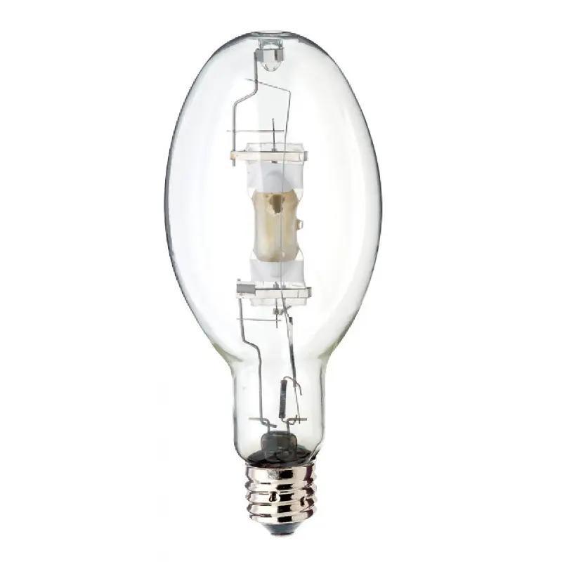 Satco S5837 1500 watt; metal halide HID; mogul base; BT56; clear; CRI 65; 4200K