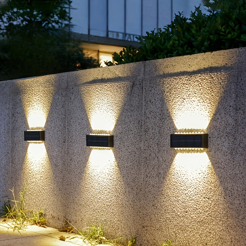 10-Head New Solar Atmosphere Wall Light, Outdoor Decorative Garden Courtyard Wall Light, Waterproof Wall Light, Outdoor Wall Washer Light