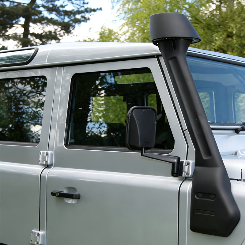 Car Modification Raised Air Intake Snorkel Kit for Land Rover Defender 90, Automatic Snorkel Pipe Kit Air Intake Manifold Auto Parts, Fits TD5 4.0L 3950CC V8, Mantec Style