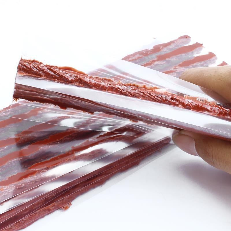 Universal Easy-Use Emergency Tire Repair Strips for Car/Motorcycle/Bicycle (5/10/20/30/40-Piece Pack)