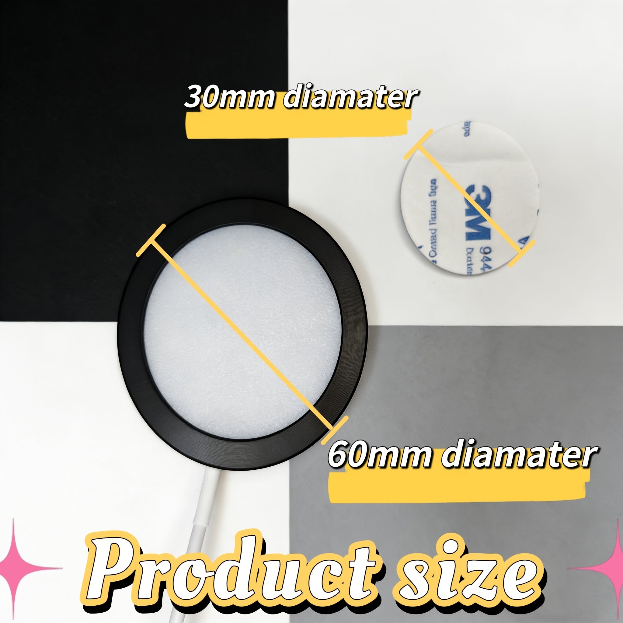 6300K cool white, 4300K neutral white, 3300K warm yellow, 3 color temperatures available, ultra-thin ceiling spotlight, 60mm round body design, 2 shell colors to choose from, suitable for multiple places, compact and exquisite