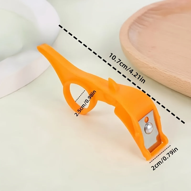 1PC Dolphin Thumb Apple Peeler, Creative Fruit Peeler for Apple Pear Orange Skin Remover Kitchen Tool