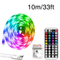 NBBUFF 卧室 LED 灯条，39.37英寸-1181.1英寸，RGB 灯带，带 44 键遥控器，颜色可调，USB 供电，适用于床头客厅，节日礼物，游戏派对装饰灯，电视背景灯，万圣节，婚礼酒吧装饰