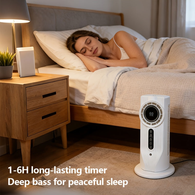 USB Multifunctional Portable Air Cooler Fan, 6-Speed Adjustable, 3 Seconds Fast Cooling, Timing Function, Lightweight Portable Design with Humidification, Perfect for Office, Travel, Camping and RV Use, Modern Stylish