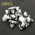 20 Pcs Rocker Panel Molding Clips, Compatible with GM/Chevrolet Avalanche 2002-ON 11518357, Ford W716352-S300 W716351S300, Automotive Trim Fasteners, Interior Panel Retainers, Reliable Secure Clips, One-Piece Style Clip