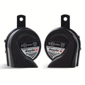 Meshuba Car Horn Truck Horn 12V High & Low Tone Universal Super Loud Electric Snail Horn 12V Horn Kit Replacement Car Horn, 2 Pack