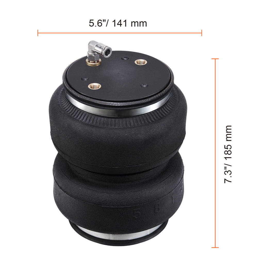 VEVOR Air Bag Suspension Kit, Air Spring Suspension Bag Kit, 5000 Lbs Load Capacity, 5 to 100 PSI