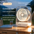 Desktop & Hanging Dual-Use Air Cooler Fan, Rechargeable Household Electric Fan, Portable Desk Fan for Camping, Office, Home and Living Room