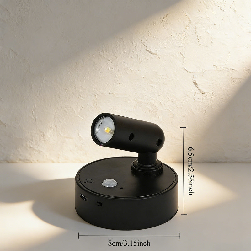 2026 new LED home decorative wall light, bedside table reading light, 3 lighting modes, magnetic installation design, bedroom decorative wall light, no-wiring rechargeable wall light, magnetic spotlight USB floor lamp, specially for bedroom walls