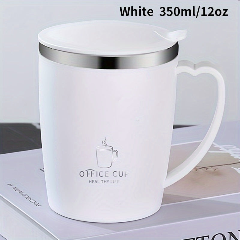 304 Stainless Steel Double Wall Insulated Water Mug, Colorful Double Layer Coffee Cup