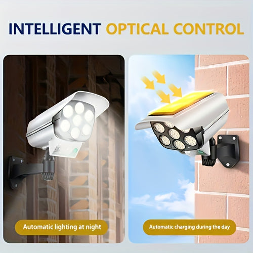 1pc outdoor sensor street light, 2000 lumens, 77 LED spotlight with remote control floodlight, solar garden LED light, dummy surveillance fake camera, motion sensor wall light, outdoor smart street light
