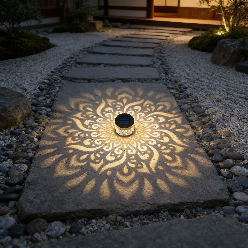 Solar Lotus Light, Lotus Design, Garden Decoration, Courtyard Decoration, Outdoor Decoration, Wall Solar Decoration