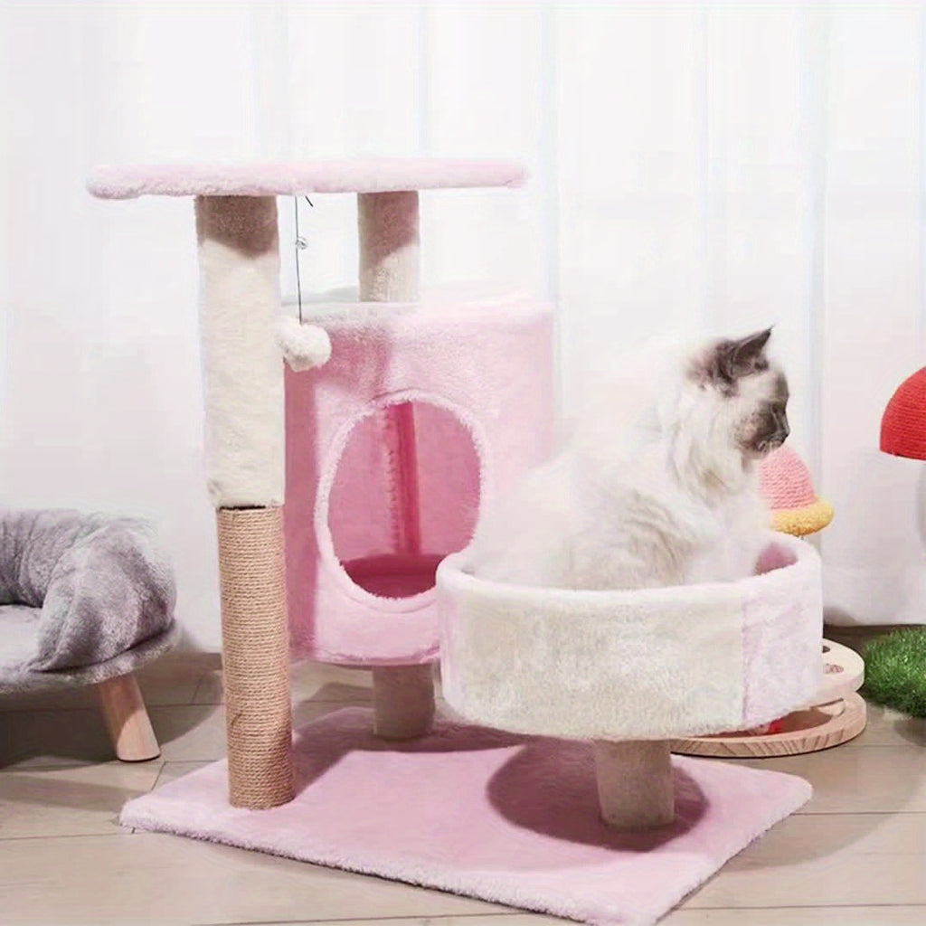 双层猫爬架，剑麻猫爬柱