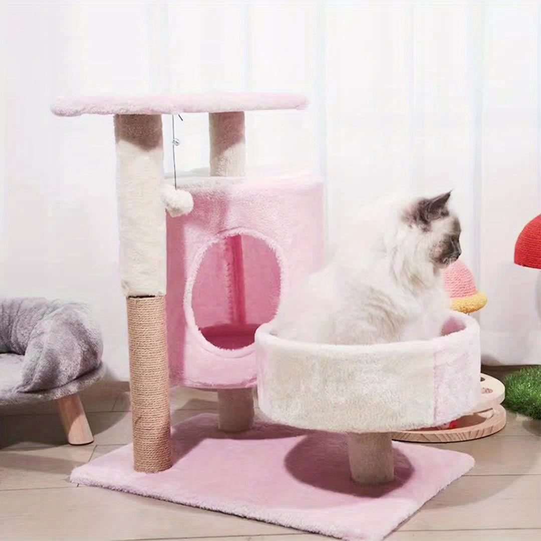 双层猫爬架，剑麻猫爬柱