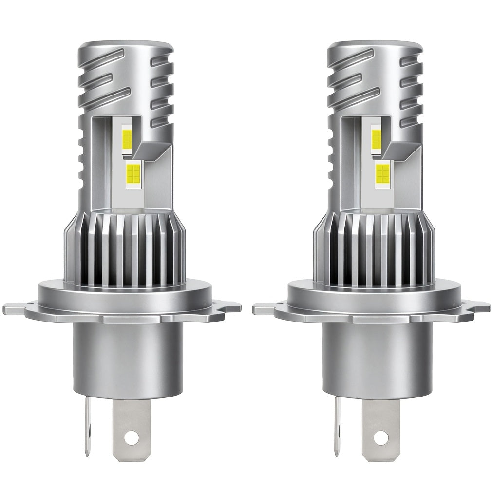 2-Pack H4 9003 LED Headlights Canbus Smart Control Super Bright H4 LED High/Low Beam for Car