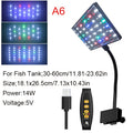 Aquarium Light, Full Spectrum Aquatic Plant Grow Light, Fish Tank Light with Adjustable Brightness, Dimmable, Timer, 360° Rotatable