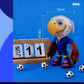 FIFA 2026 年国际足联世界杯官方授权 可爱吉祥物毛绒公仔枫叶扎尤吉祥物周边 狗狗发声玩具