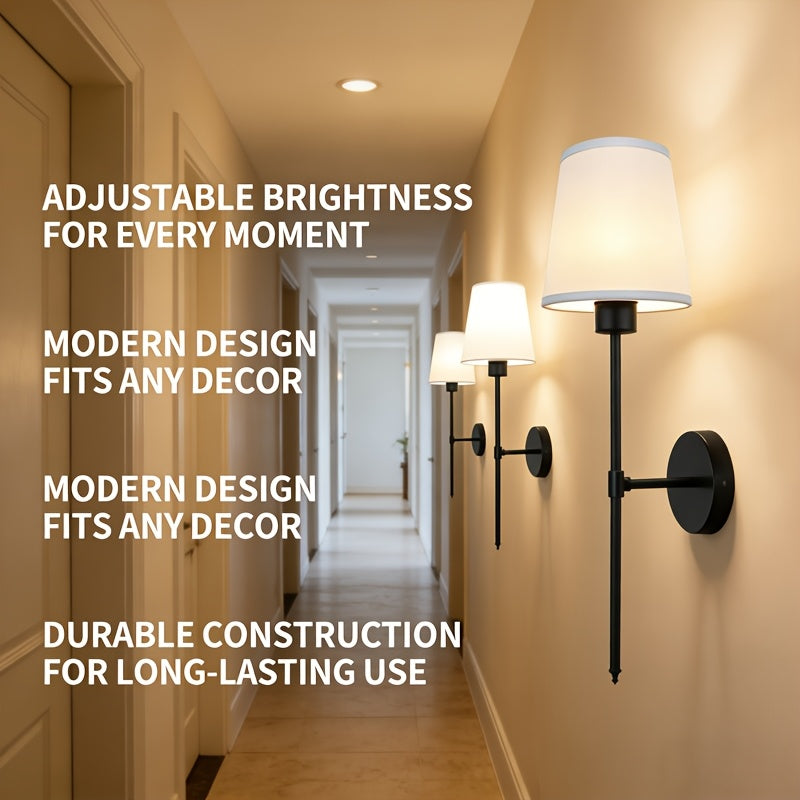 Battery Operated Wall Light, Black Rechargeable Wall Light with Dimmable Removable Bulb and Remote Control, Wireless Wall Light Suitable for Bedroom, Living Room, Hallway Home Decor, Suitable for Bedroom, Living Room, Home