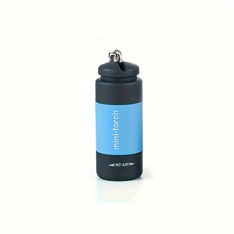 USB rechargeable portable flashlight keychain mini powerful light, camping ultra-bright lamp, outdoor equipment, IP44 protection rating