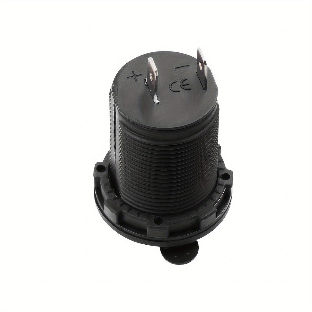 12V Power Adapter Socket for Car, Boat and Motorcycle, with Cigarette Lighter Splitter and Extra Features, Battery Not Included