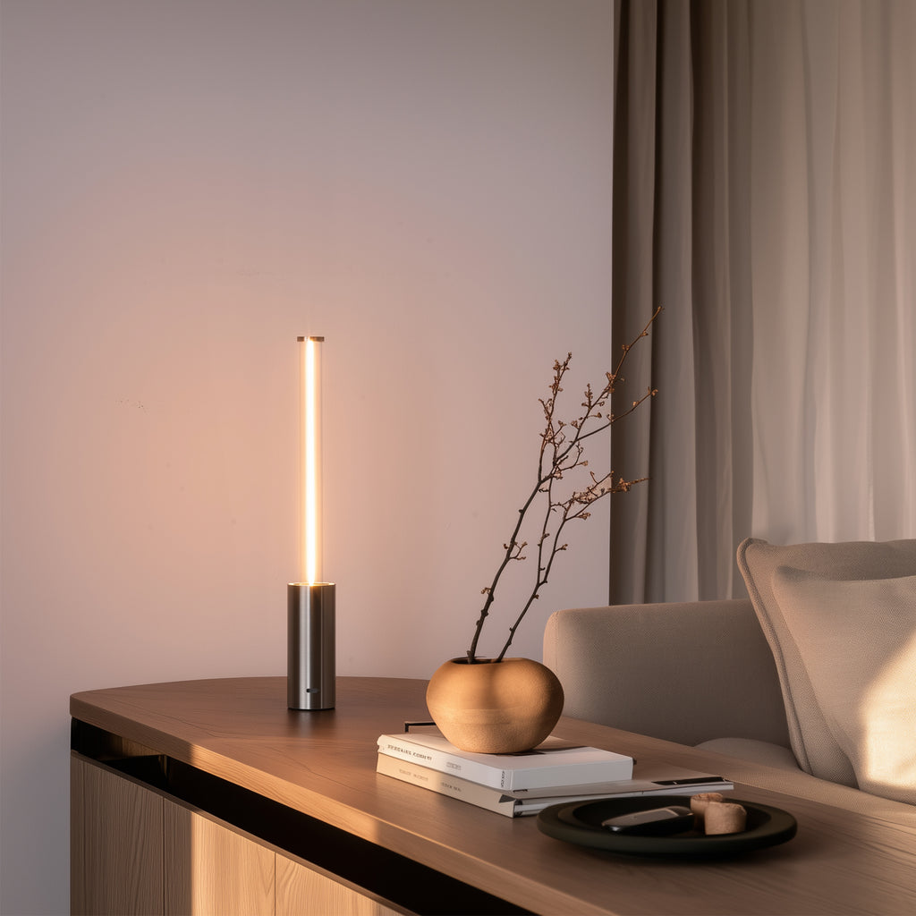 Wireless light, small light for small spaces, rechargeable battery-powered light, mini touch light, mood lighting, portable camping light, suitable for restaurants, bars, patios, bedside, bookshelves