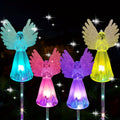 Solar Angel Light Outdoor Landscape Garden Courtyard Ground Insert Light 4-Pack IP65