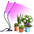 Smart gardening LED plant light, adjustable light source plant grow light, multi-angle clip design, timer function, universal for flowers