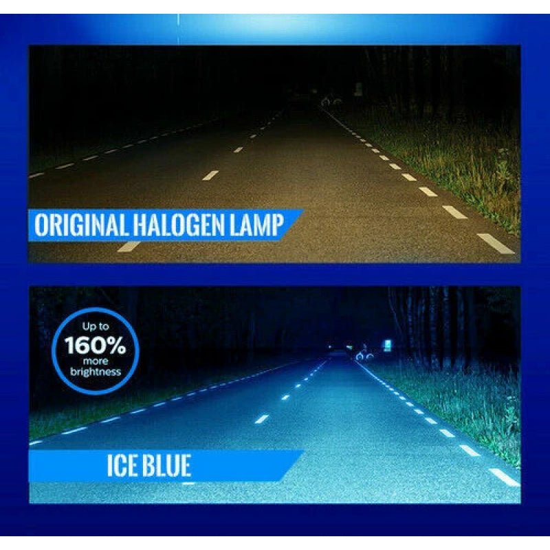 2PCS H4 9003 LED Headlight Bulbs Car and Truck Parts High/Low Dual Beam Kit 8000K Blue