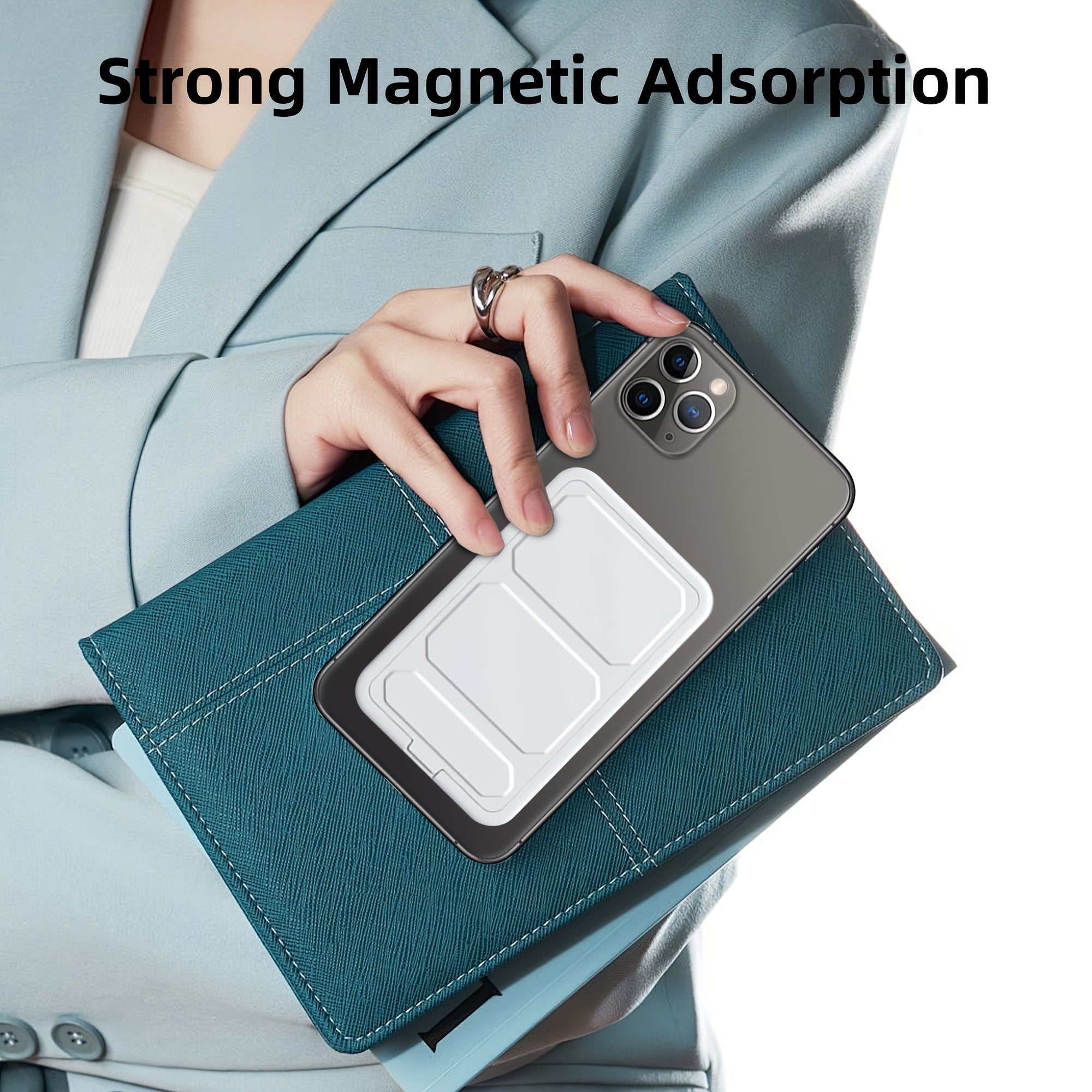 10000mAh Magnetic Stand Power Bank | Portable Ultra-Thin, 22.5W Wireless Fast Charging, USB Type-C, Universal Charger, Designed for iPhone 12-17 Series, Lithium Polymer Battery