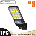 1/2 Pack Commercial Solar LED Sensor Light, Motion Sensor, High Brightness LED, Solar Wide Angle Flood Street Light, Solar Rechargeable Wall Light, Easy to Install, Perfect for Outdoor, Garden, Street, Steps, Patio, Porch Light, Home and Shop Lighting