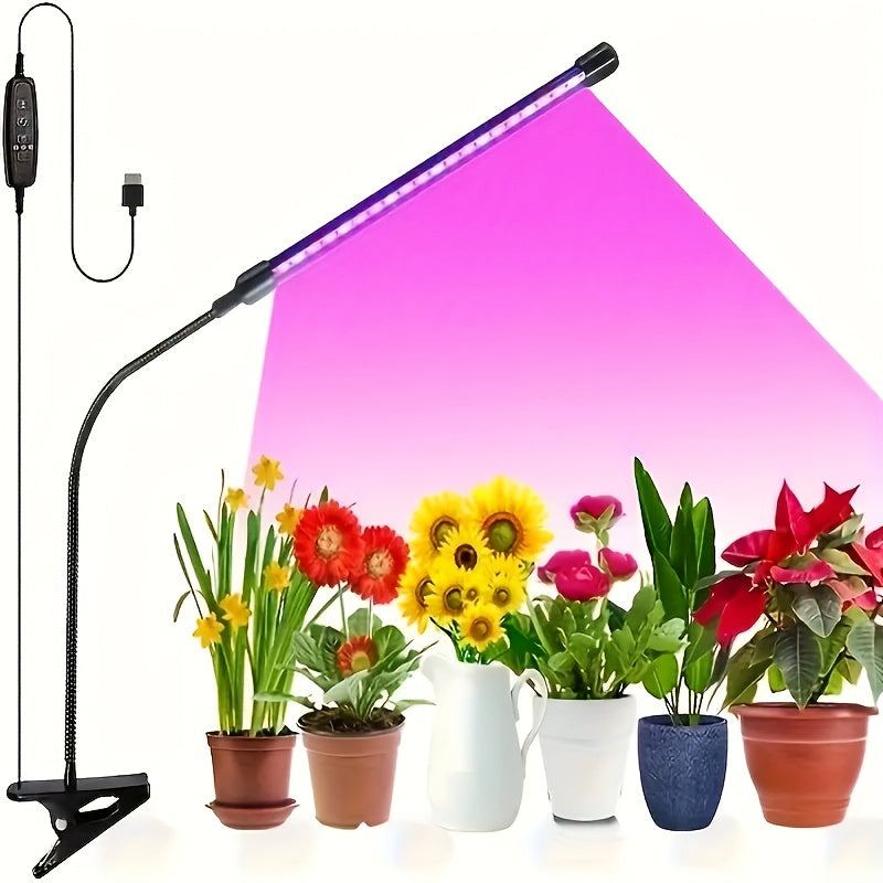 Multifunctional Adjustable Full Spectrum Plant Grow Light, User-Friendly Design, Perfect for Home Gardening and Indoor Plant Growth