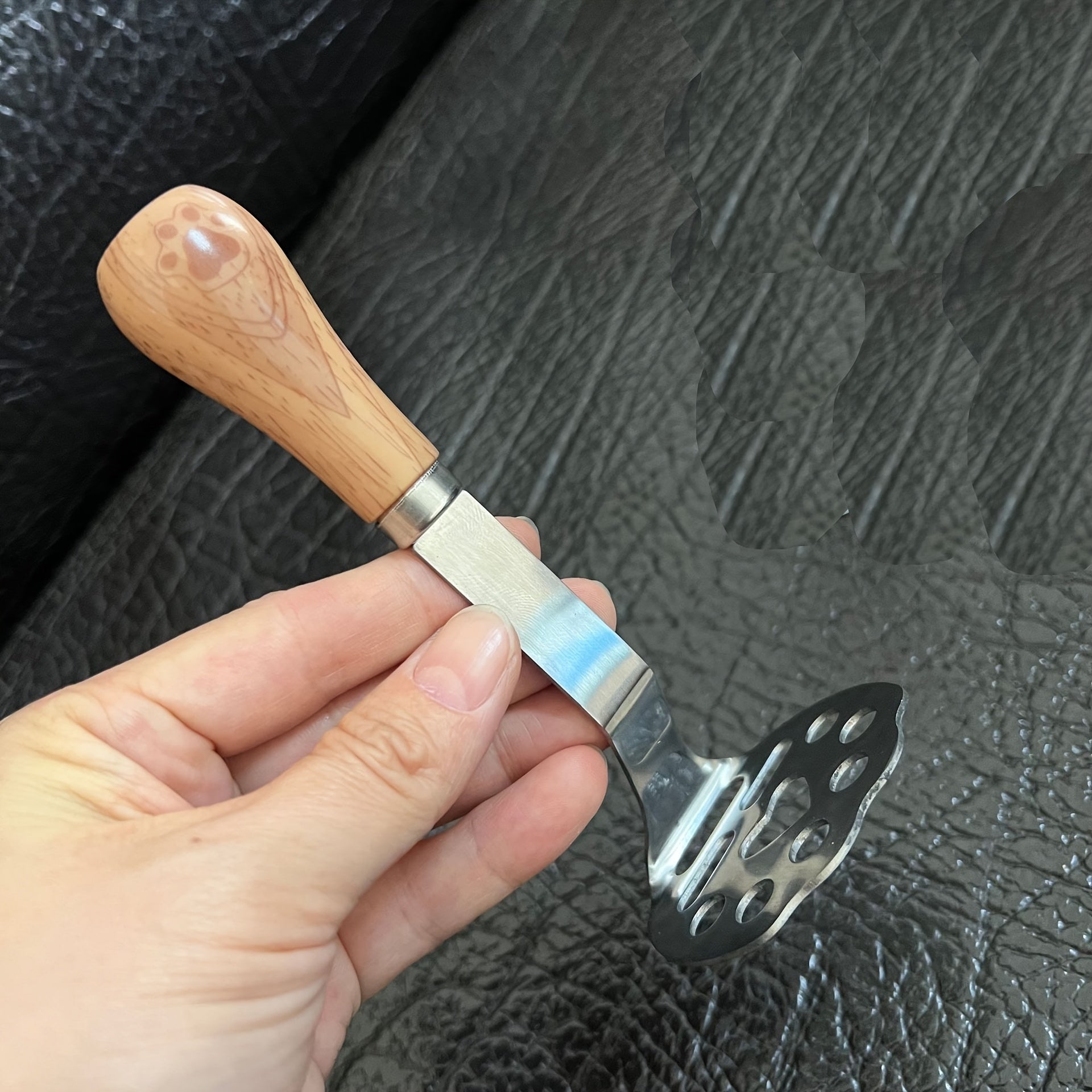1 Piece Standable Potato Masher – Stainless Steel Masher, Press & Crush Tool, Baby Food Maker Tool, Kitchen Tool