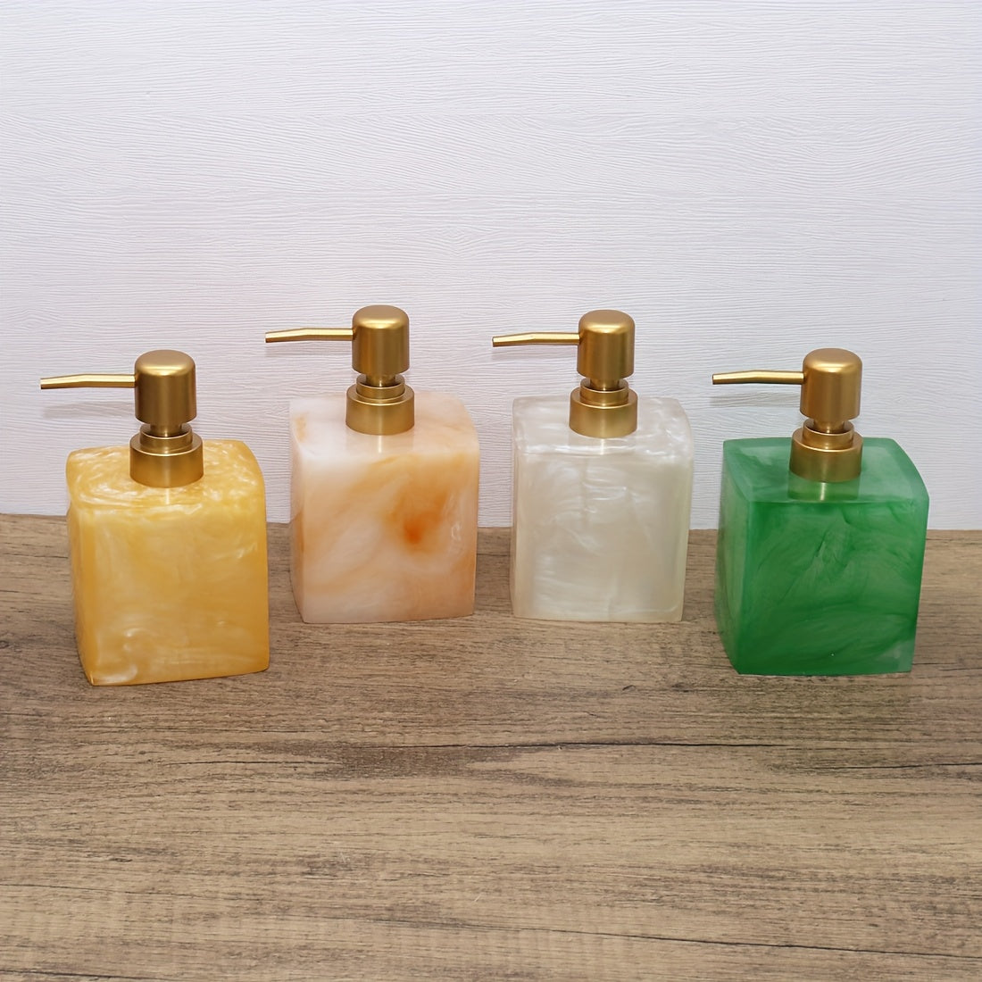 Hotel Bathroom Accessories - Hand Soap & Hand Cream Pump Bottles, Shower Gel & Shampoo Lotion Empty Refillable Bottles Set, Kitchen Soap Dish Soap Dispenser Bottles